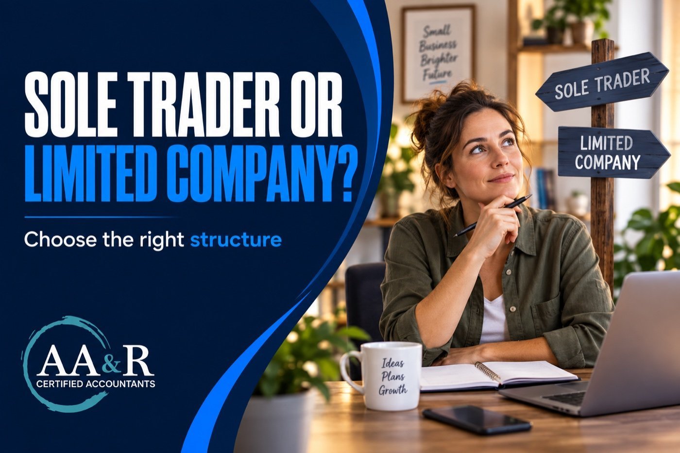 AA&R Certified Accountants featured image for Sole Trader or Limited Company? Questions to Ask as Your Business Grows