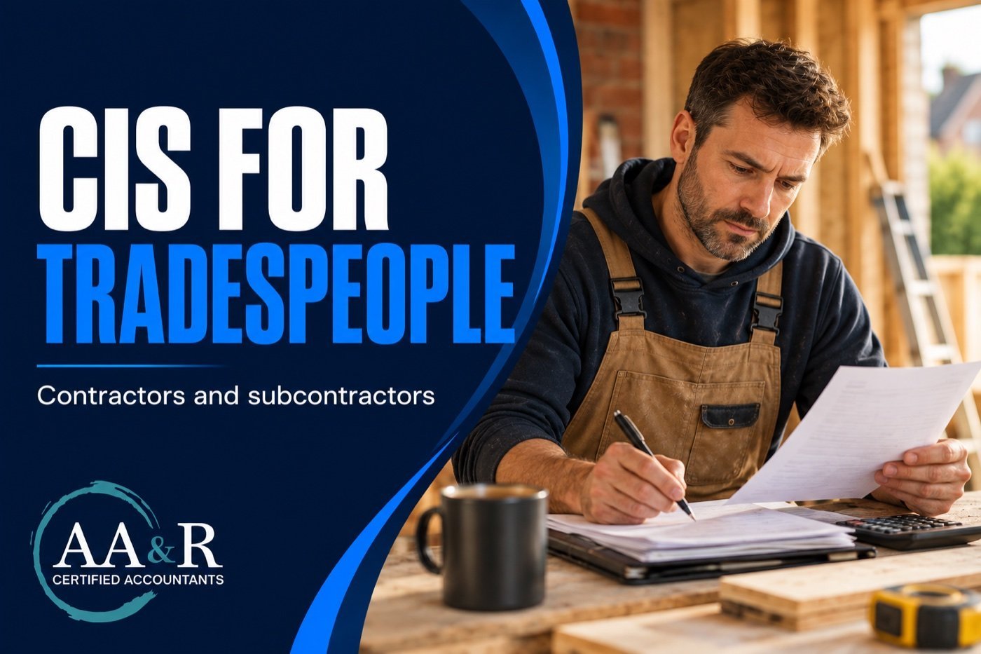 AA&R Certified Accountants featured image for CIS for Contractors and Subcontractors: A Practical Guide for Tradespeople